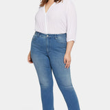 Marilyn Straight Ankle Jeans In Petite Plus Size - Stunning