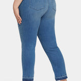 Marilyn Straight Ankle Jeans In Petite Plus Size - Stunning