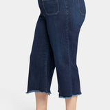 Patchie Wide Leg Capri Jeans In Petite Plus Size - Sublime