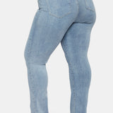 Marilyn Straight Jeans In Plus Size - Haley