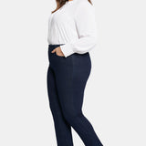 Marilyn Straight Jeans In Plus Size - Rinse
