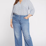 Teresa Wide Leg Jeans In Plus Size - Everly