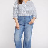 Teresa Wide Leg Jeans In Plus Size - Everly