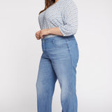 Teresa Wide Leg Jeans In Plus Size - Everly