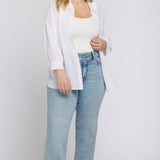 Bailey Relaxed Straight Crop Jeans In Plus Size - Keys View