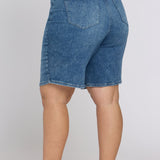 Lilly Denim Shorts In Plus Size - Breezy Palms