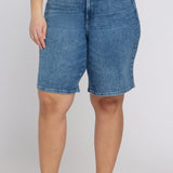 Lilly Denim Shorts In Plus Size - Breezy Palms