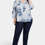 Pintuck Blouse In Plus Size - Valley Faire