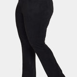 Marilyn Straight Pants In Plus Size - Black