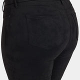 Marilyn Straight Pants In Plus Size - Black