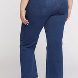 Waist-Match™ Relaxed Flared Jeans In Plus Size - Genesis