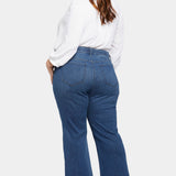 Waist-match™ Relaxed Flared Jeans In Plus Size - Rendezvous