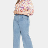 Waist-Match™ Major Wide Leg Jeans In Plus Size - Crystalline