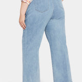 Waist-Match™ Major Wide Leg Jeans In Plus Size - Crystalline