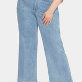 Waist-Match™ Major Wide Leg Jeans In Plus Size - Crystalline