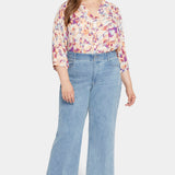 Waist-Match™ Major Wide Leg Jeans In Plus Size - Crystalline