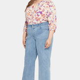 Waist-Match™ Major Wide Leg Jeans In Plus Size - Crystalline