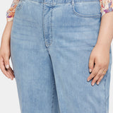 Waist-Match™ Major Wide Leg Jeans In Plus Size - Crystalline