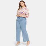 Waist-Match™ Major Wide Leg Jeans In Plus Size - Crystalline