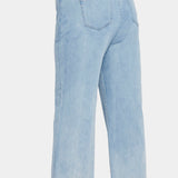 Pull-On Teresa Wide Leg Jeans In Plus Size - Crystalline