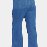 Pull-On Teresa Wide Leg Jeans In Plus Size - Waterfall