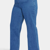 Pull-On Teresa Wide Leg Jeans In Plus Size - Waterfall
