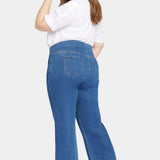 Pull-On Teresa Wide Leg Jeans In Plus Size - Waterfall