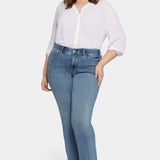 Waist-Match™ Marilyn Straight Jeans In Plus Size - Romance