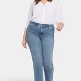 Waist-Match™ Marilyn Straight Jeans In Plus Size - Romance