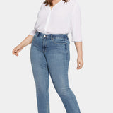Waist-Match™ Marilyn Straight Jeans In Plus Size - Romance