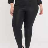Pull-On Skinny Legging Pants In Plus Size - Jet Black