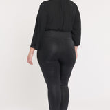 Pull-On Skinny Legging Pants In Plus Size - Jet Black