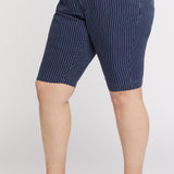Tailored Bermuda Shorts in Plus Size - Dark Enzyme
