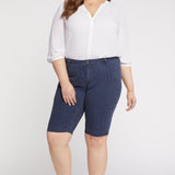 Tailored Bermuda Shorts in Plus Size - Dark Enzyme
