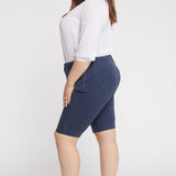 Tailored Bermuda Shorts in Plus Size - Dark Enzyme