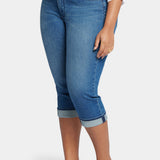 Marilyn Straight Crop Jeans In Plus Size - Windfall