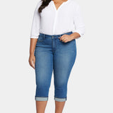 Marilyn Straight Crop Jeans In Plus Size - Windfall