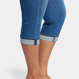 Marilyn Straight Crop Jeans In Plus Size - Windfall