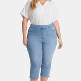 Dakota Crop Pull-On Jeans In Plus Size - Corfu