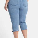 Dakota Crop Pull-On Jeans In Plus Size - Corfu
