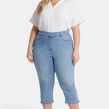 Dakota Crop Pull-On Jeans In Plus Size - Corfu