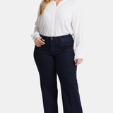 Teresa Trouser Jeans In Plus Size - Dark Enzyme