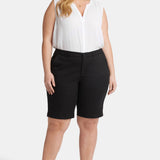 Bermuda Shorts In Plus Size - Black