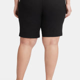 Bermuda Shorts In Plus Size - Black