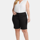 Bermuda Shorts In Plus Size - Black