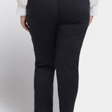 Sadie Slim Pants In Plus Size - Black