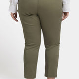 Sadie Slim Pants In Plus Size - Avocado