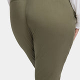 Sadie Slim Pants In Plus Size - Avocado