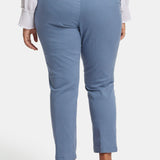 Sadie Slim Pants In Plus Size - Blue Stone