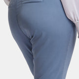 Sadie Slim Pants In Plus Size - Blue Stone